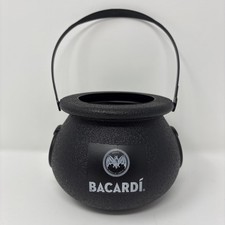 Bacardi Rum Halloween Witch Cauldron Roughly 5" x 4 " Promo Plastic Cup Decorate