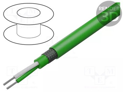 Isolation: PVC Kompensationsleitung K Form: rund Adern: 1