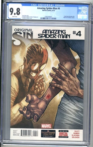 Amazing Spider-Man (2014) #4 1st Print CGC 9.8 White Pages 1st Full App Of Silk