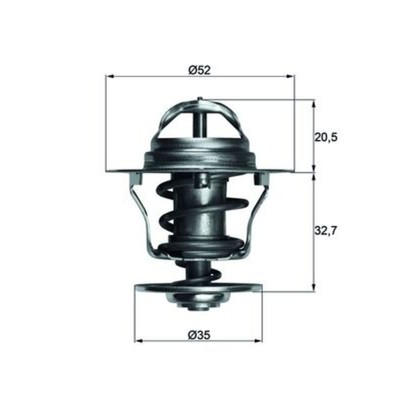 Thermostat, Kühlmittel MAHLE TX 12 88D