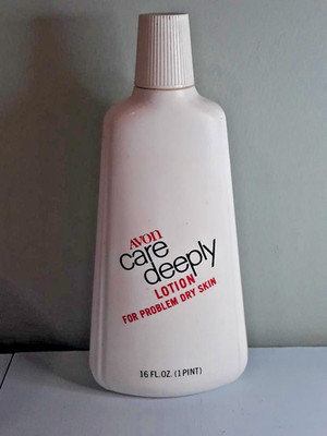 Vintage AVON Care Deeply for Problem Dry Skin Body Lotion 16fl.oz New