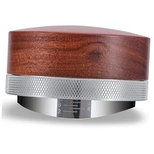 Espresso Distribution Tool 58mm Coffee Distributor Rosewood Adjustable 58.3mm