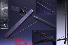 Japanese antique Edo Jizai hearth IRORI Hanging tool SADO pot yoroi samurai 6889