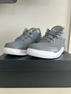 Jordan Men's Flight Origin 3 Size Mid Sneaker Cool Grey White Size 10 Brand New