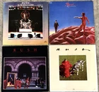 RUSH : LOT OF 4 : VINYL LP’S : 3 MASTERDISKS