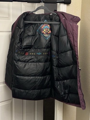 London Fog Vintage 80's Purple Winter Jacket for women - Picture 4 of 11