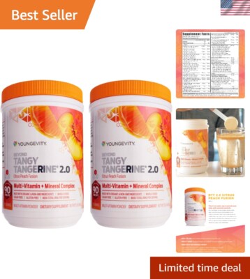 Beyond Tangy Tangerine 2.0 Citrus Peach Ultimate Multi-Vitamin & Mineral Comp...