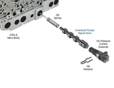 GM 4T65E Sonnax Oversized Torque Signal Valve, 1997 up