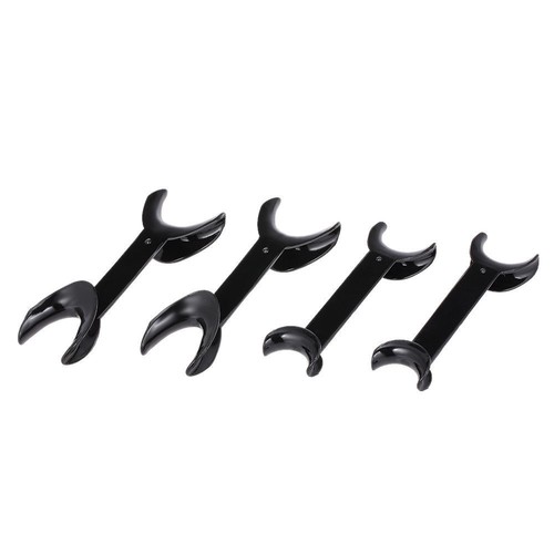 Dental Mouth Opener Cheek Lip Retractor Double Large Fishtail Black Photography - Picture 5 of 5