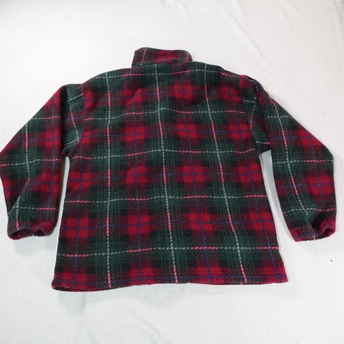Vintage Northwest Territory Jacket Mens S Green Plaid Fleece Outdoor Christmas - Picture 11 of 15