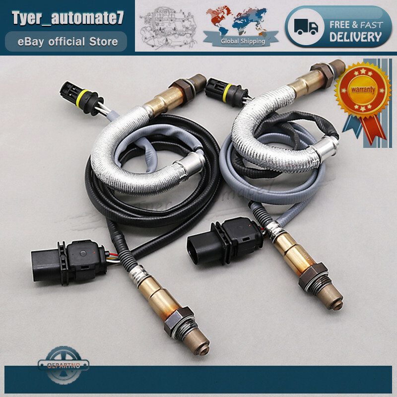 4x Up+Downstream Oxygen Sensor For BMW E82 E90 E91 128i 328i 328i ...