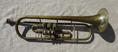 Alte Trompete Ackermann & Lesser Dresden ( 2 )