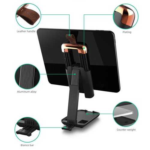 Desktop Practical Folding Adjustable Cellphone Holder Cell Phone Support - 第 7/12 張圖片