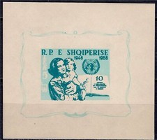 Albania 1959 Human Rights Mother & Child UN Welfare People 1v Imperf m/s MNH
