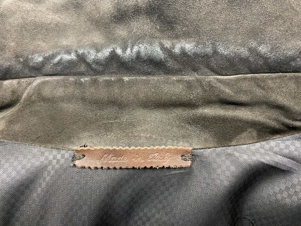 Ermenegildo Zegna Hombre’s Manga 3/4 Gamuza Capra Chaqueta Abrigo Talla 50 Hecho en Italia Foto 4 de 4