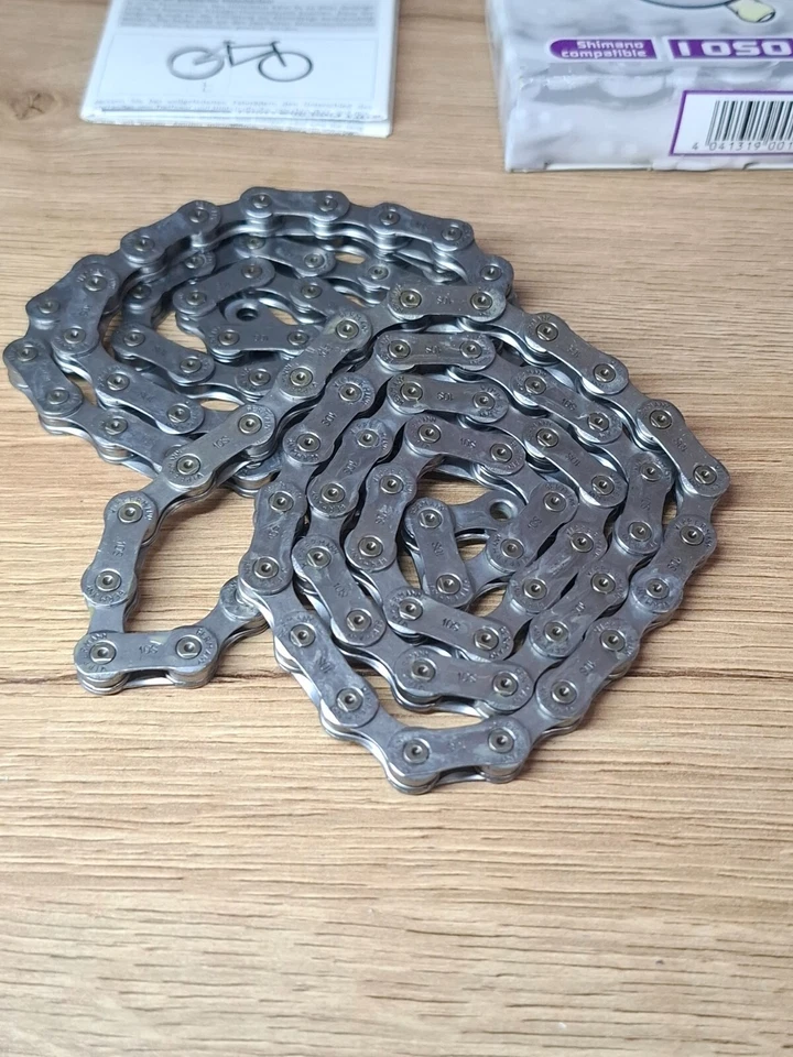 Retro Vintage Bicycle Parts NIB NOS Wippermann Chain  1050 6.1mm 10-S.   128L - Image 2 of 4