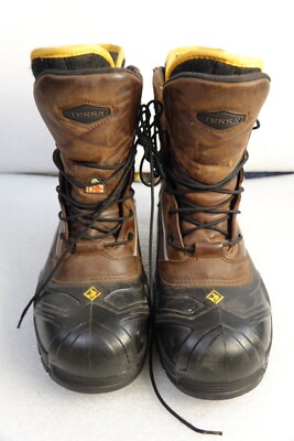 TERRA CROSSBOW MENS STEEL TOE WATERPROOF INDUSTRIAL WINTER BOOTS