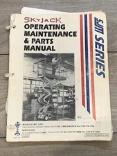 SkyJack SJM Series Work Platform Operation Maintenance Manual