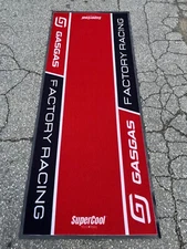SuperCool GasGas Factory Racing Moto Mats - Rubber Type PVC