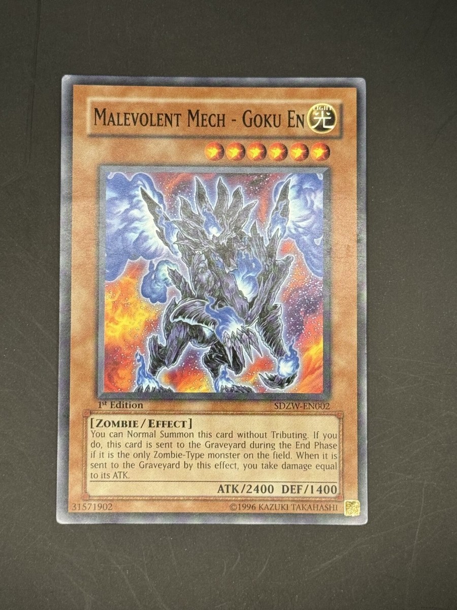 yugioh goku card The Dragon Ball Z Card! #dragonball #dragonballz #goku All cards will be carefully packed for safe transit MALEVOLENT MECH - GOKU EN