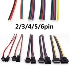 For 3528 5050 RGB LED Driver Strips SM JST Male to Female Connector Cable Wire