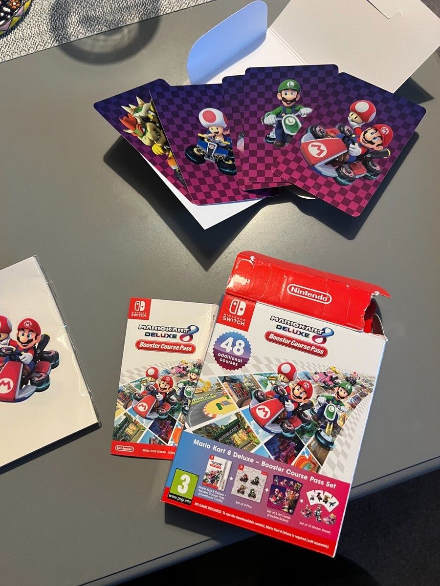 Mario Kart Deluxe Booster Course Pass Set Used Code