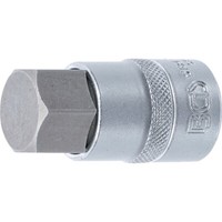 "Bgs - Bit-Einsatz | Antrieb Innenvierkant 12,5 Mm (1/2\") | Innensechskant 22 Mm "