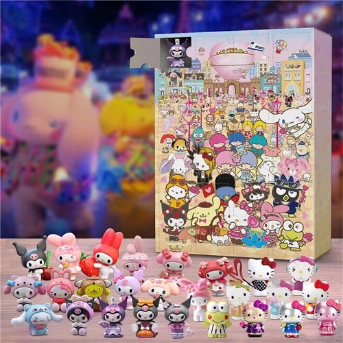 Hello Kitty2024 Christmas Advent Calendar Kuromi Countdown 24 Days