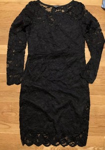 ambiance black lace dress