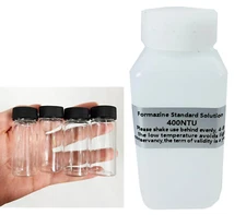 Turbidity Calibration Solution 400NTU 100ml And Four EMPTY 25*60mm Glass Bottles