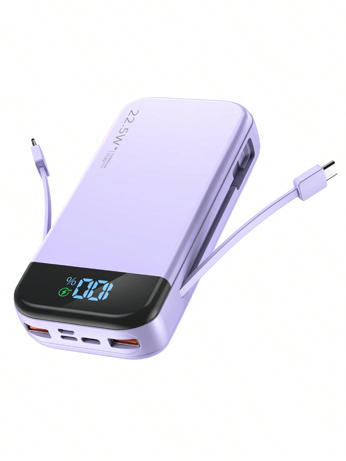 Portable Charger 32000mAh, 22.5W QC 3.0 PD 20W Smart LED Display Fast Charging B