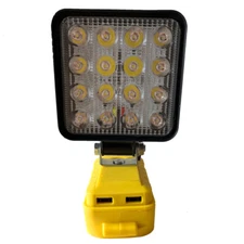 Cordless LED Work Lights Outdoor Lamp Flood Light Flashlight for Dewalt 18V 20V