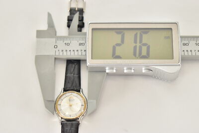 Near MINT] SEIKO CREDOR 5A70-0610 18KT Quartz Stainless Analog
