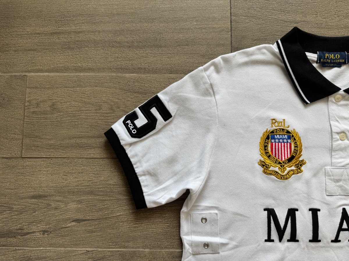 Ralph Lauren MIAMI ポロシャツ 5 Polo Ralph Lauren Miami USA #5 Polo Shirt Big Pony Chief