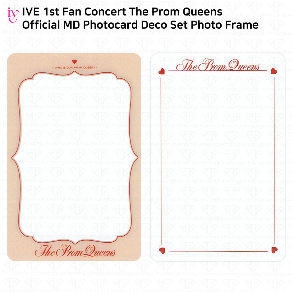 IVE 1st Fan Concert The Prom Queens Official MD Photocard