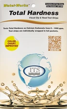 Waterworks 481108 Total Hardness Test Strip, 3 Second Test Time, 0-1000Ppm Range