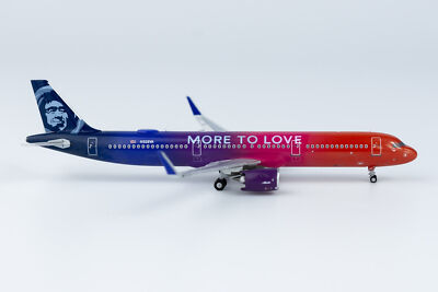 1:400 NG Model Alaska Airlines AIRBUS A321neo Passenger Airplane Diecast Model