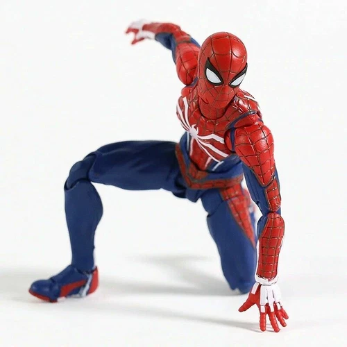 The Spiderman PS4 Advanced Suit PVC Action Figure Model Kid Toy Child Day Gift - Picture 6 of 8