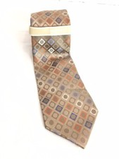 Michael Michael Kors Tie 100 Silk Multi Color Circle Geometric Print New