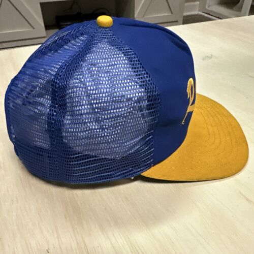 Cappello vintage LA Rams berretto a scatto sul retro maglia trucker USA Hat - Foto 2 di 6