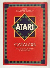 VTG ATARI Video Computer System Catalog 1981 45 Game Program Cartridges Booklet
