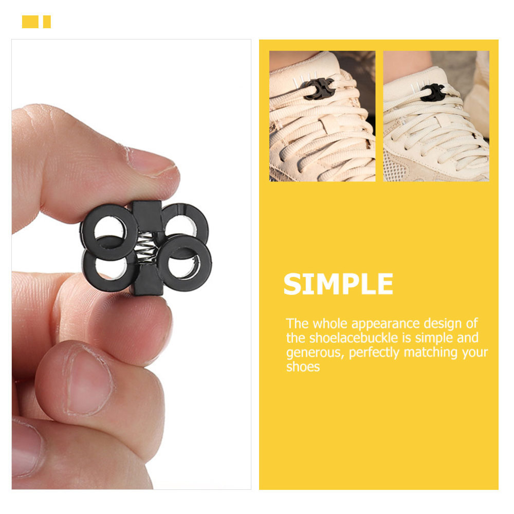 APL 20 Pezzi Fibbia Rapida per Lacci Bambini Coulisse Cordoncino Blocca Fascette