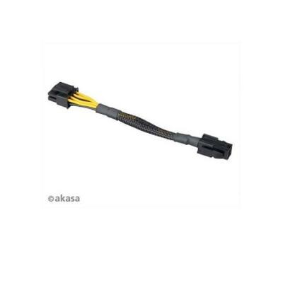 AK-CBPW10-15BK Akasa 4 Pin A 8 Pin ATX PSU Adapter Cable