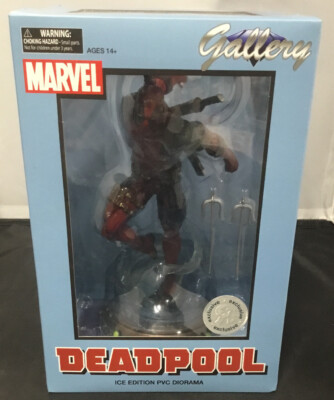 DIAMOND SELECT GALLERY DEADPOOL ICE EDITION TRU EXCLUSIVE FIGURINE BOXED SET