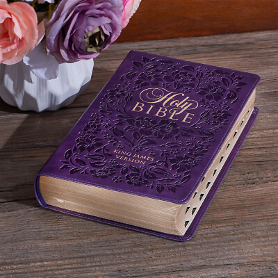 #ad KJV Bible Giant Print 14 Point Purple Thumb Index BRAND NEW in Shrink Wrap $39.99