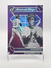 Rod Carew 2023 Donruss Baseball Diamond Kings Purple Holo #2 Angels