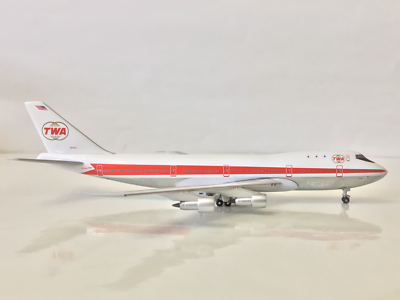 Blue Box 1:400 TWA Boeing 747-100 Reg# N93101 / Plz Read | eBay