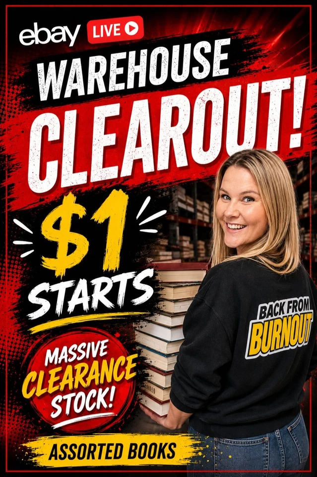 WAREHOUSE CLEAROUT! BOOKS! $1 STARTS