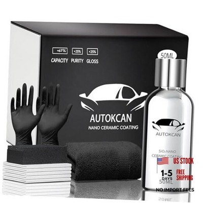 Nano Ceramic Coating for Cars, 10H High Gloss 50ML Anti-Scratch SiO2 Ceramic 