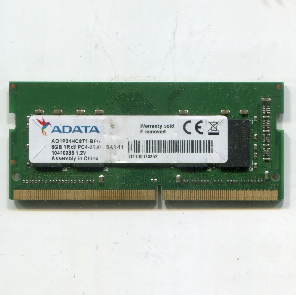 25+ ADATA DDR4 SDRAM 8 GB Capacity per Module Memory (RAM) for